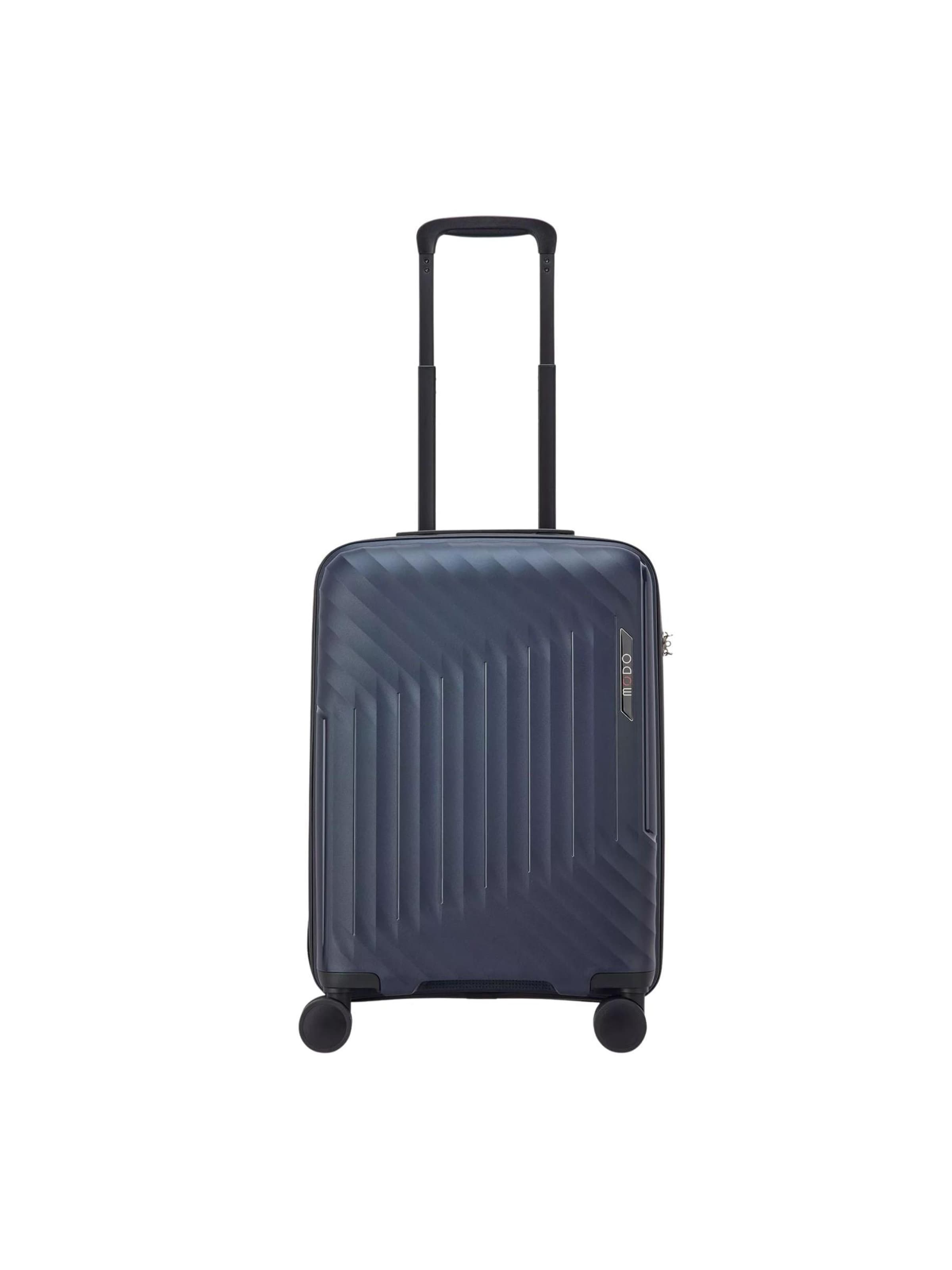 MODO by Roncato Wózek 'RONCATO TROLLEY CABINA 4R 55/20CM LUMEN Valigie e Trolley' w kolorze niebieski: przód
