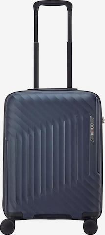 MODO by Roncato Wózek 'RONCATO TROLLEY CABINA 4R 55/20CM LUMEN Valigie e Trolley' w kolorze niebieski: przód