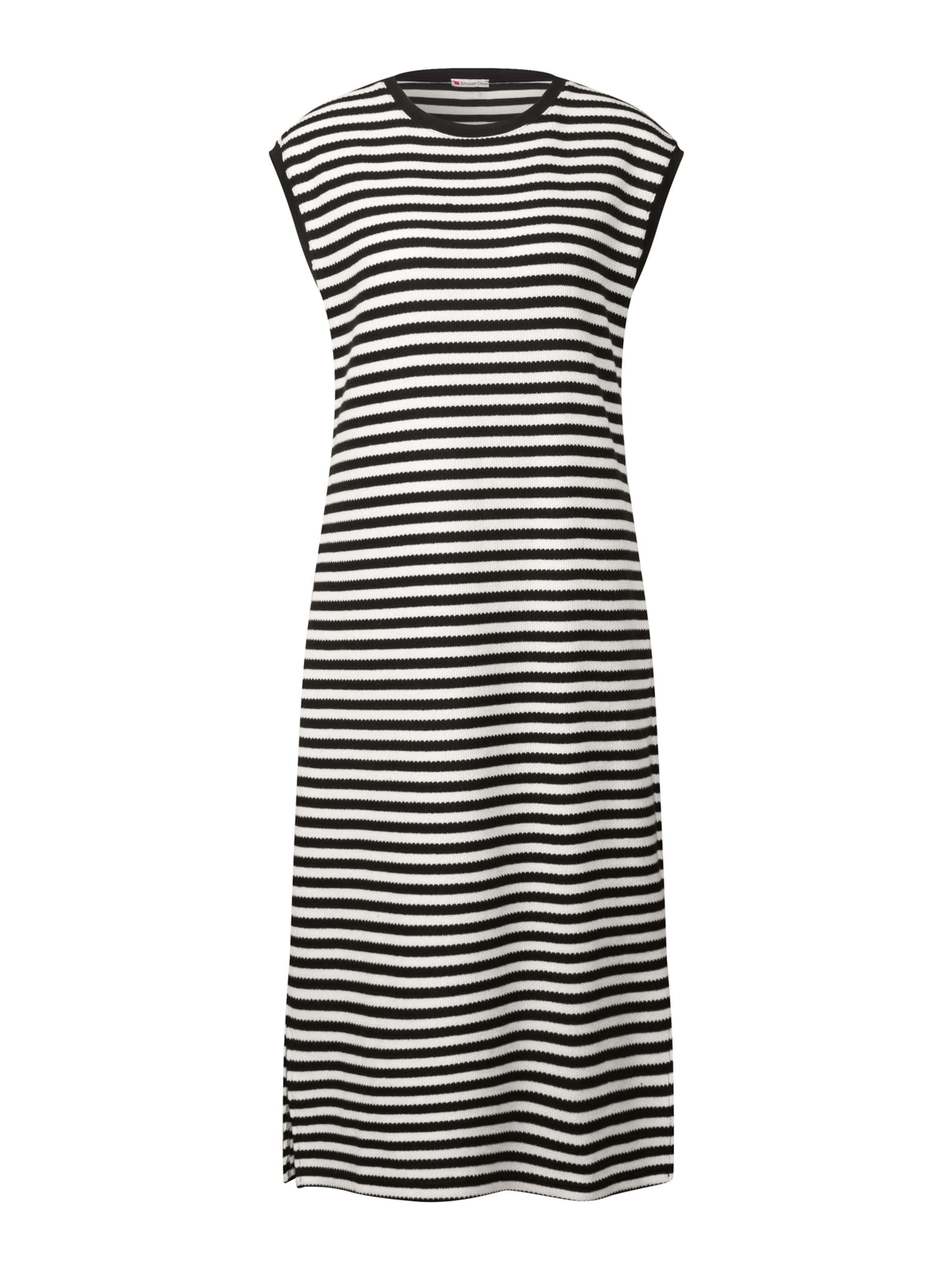 STREET ONE Kötött ruhák - fekete: elől