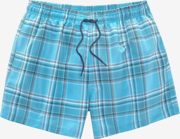 H.I.S Board Shorts in Blue: front