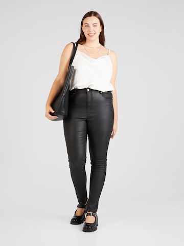 ONLY Carmakoma Skinny Jeans 'ANNE' in Zwart