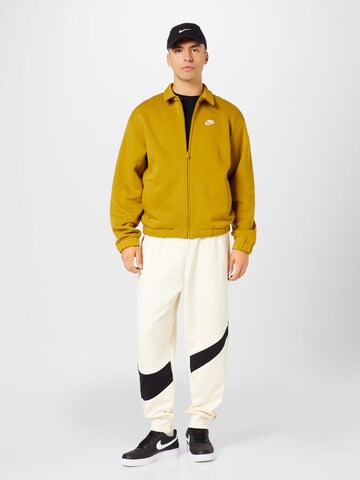 Nike Sportswear Ζακέτα φούτερ 'HARRINGTON' σε κίτρινο