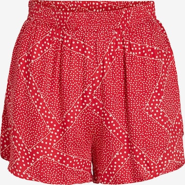 Regular Pantaloni 'NISJA' de la VILA pe roșu: față