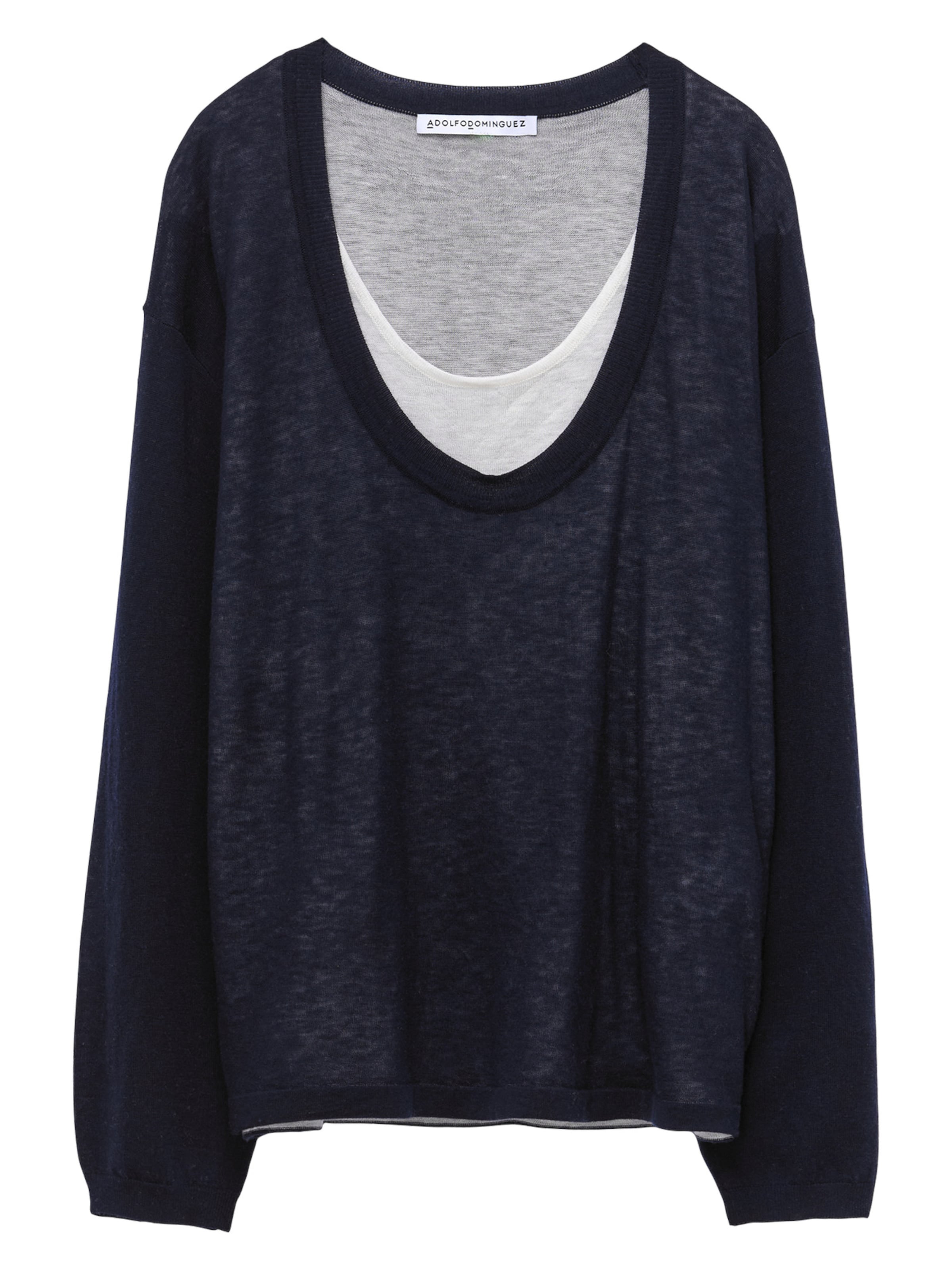Adolfo Dominguez - Pullover em azul: frente
