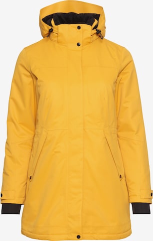 Maier Sports Wintermantel in Gelb: Vorderseite