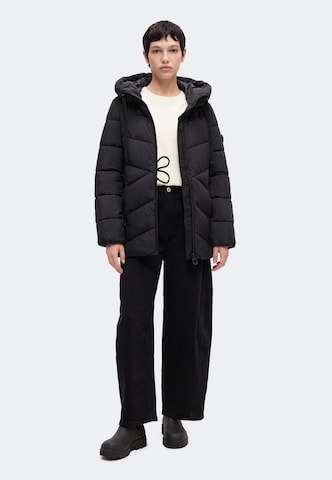 s.Oliver - Casaco de inverno em preto