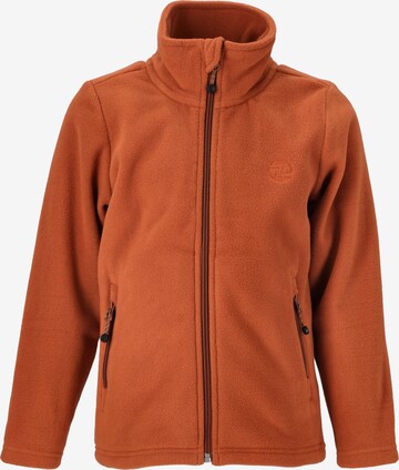 ZigZag Fleece jas 'Zap' in Oranje: voorkant