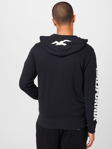 HOLLISTER Sweatjacke in Schwarz