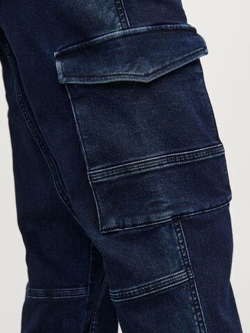 JACK & JONES Regular Cargojeans 'JJIPAUL JJFLAKE' i blå