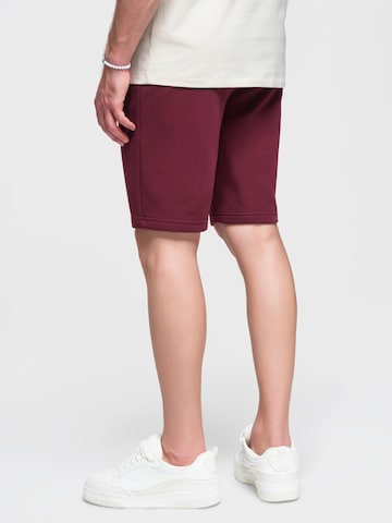 Ombre Regular Sportbroek in Rood