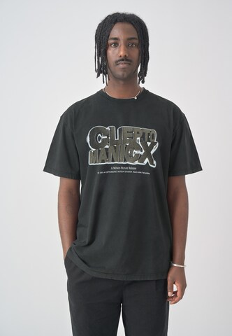 Cleptomanicx Shirt 'Cromicx' in Black: front