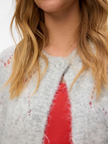 VERO MODA Strickjacke 'VMShell' in Grau