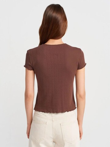 Dilvin Shirt in Brown