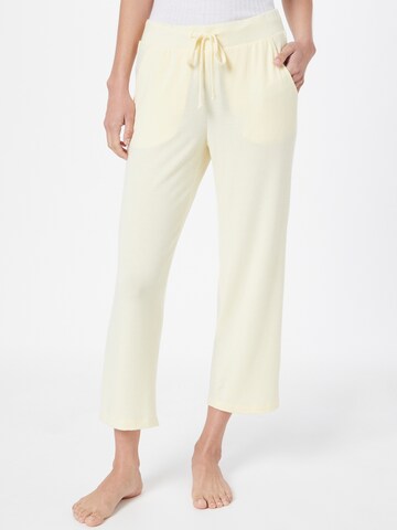 ESPRIT - regular Pantalón de pijama en amarillo: frente