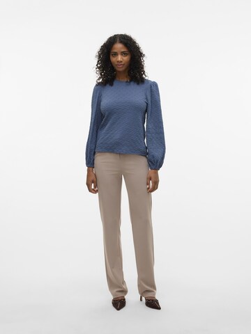 VERO MODA Blouse 'FLOWER' in Blue