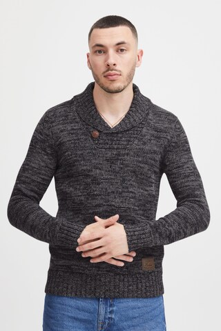 !Solid Pullover 'Phil' in Grau: Vorderseite