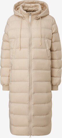 comma casual identity Winter coat in Beige: front