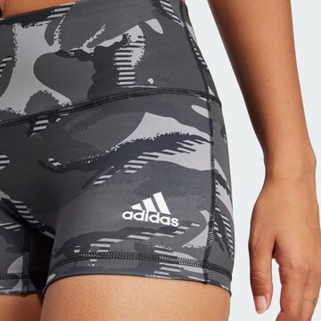 ADIDAS SPORTSWEAR Skinny Sports trousers 'Camo' in Grey