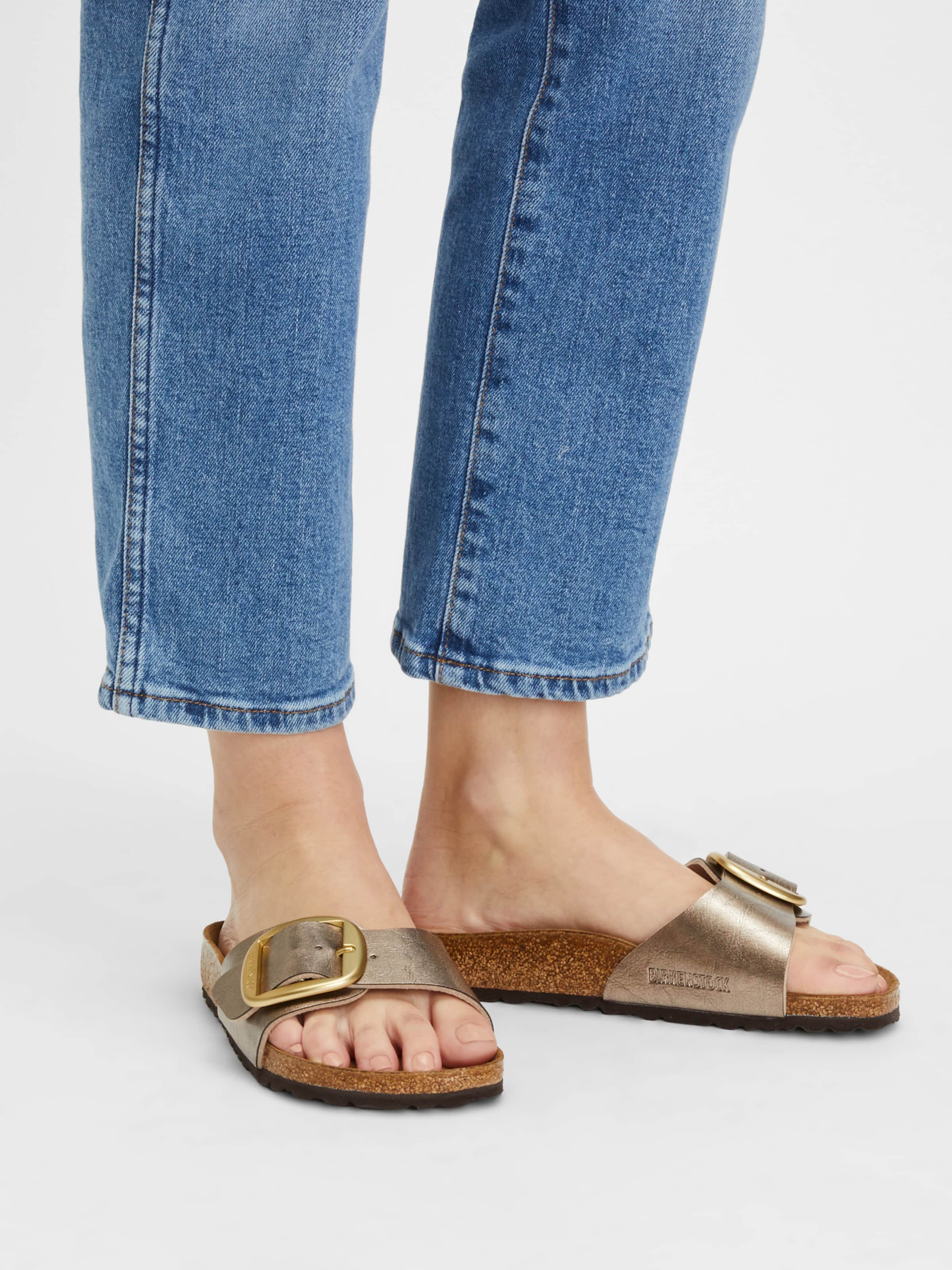 BIRKENSTOCK Muiltjes 'Madrid' in Brons | ABOUT YOU