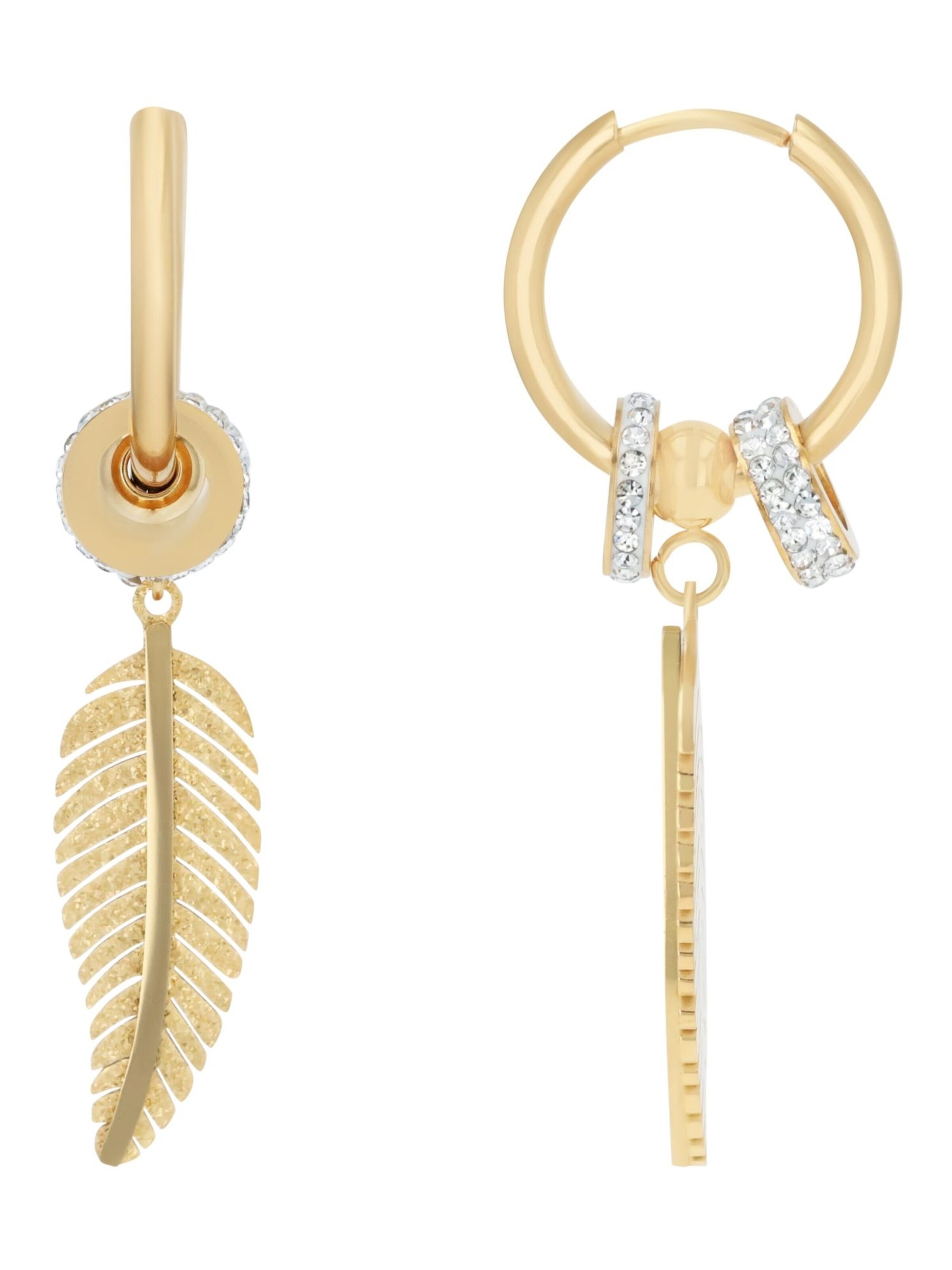 Akzent Earrings 'Jazz, hautverträglich' in Gold