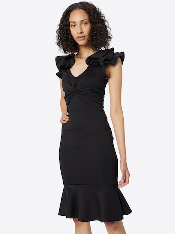 Lipsy Cocktail Dress in Black: front