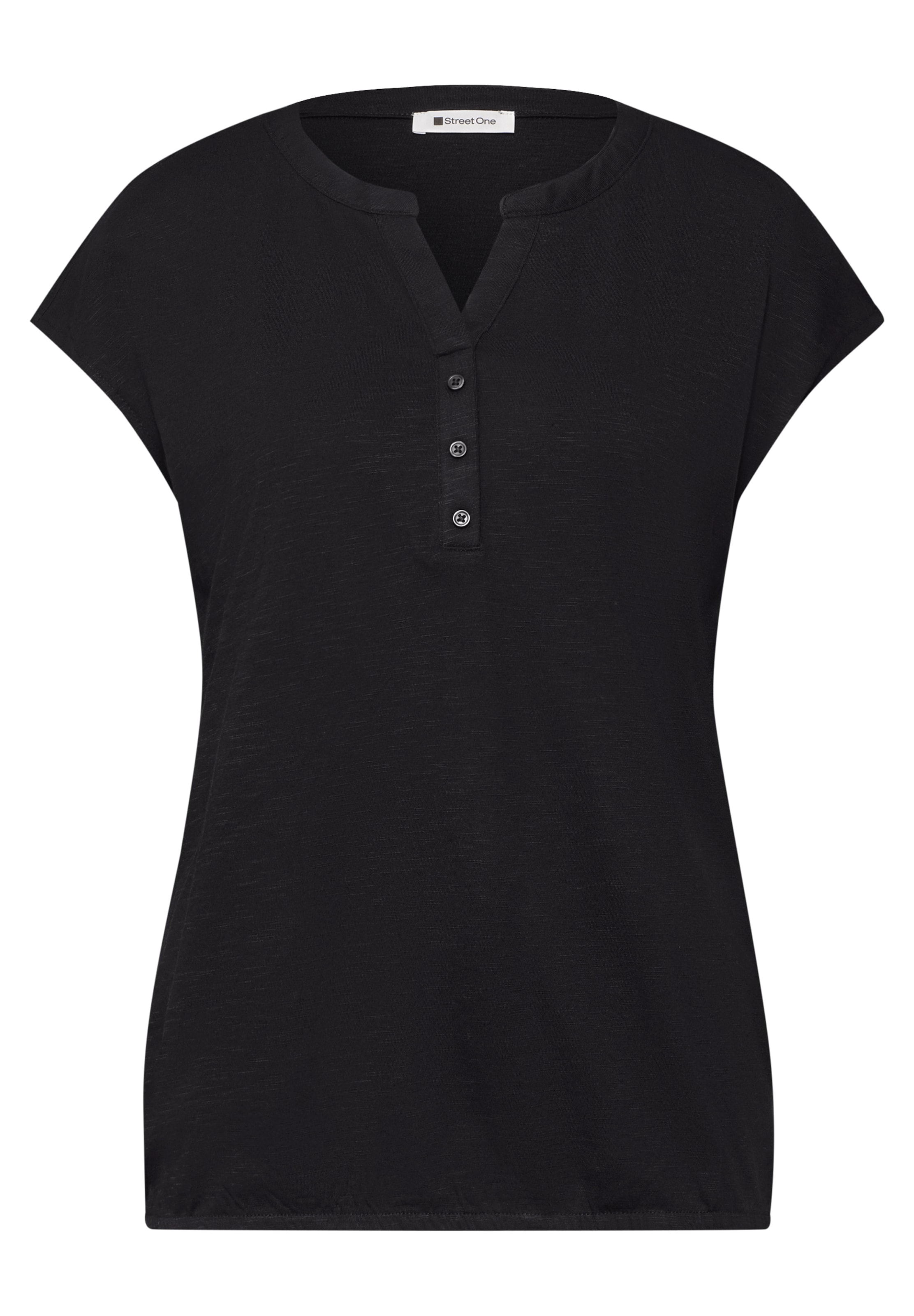 STREET ONE Shirt in Schwarz: Vorderseite