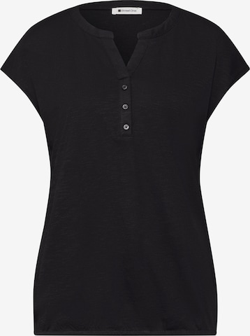 STREET ONE Shirt in Black: front