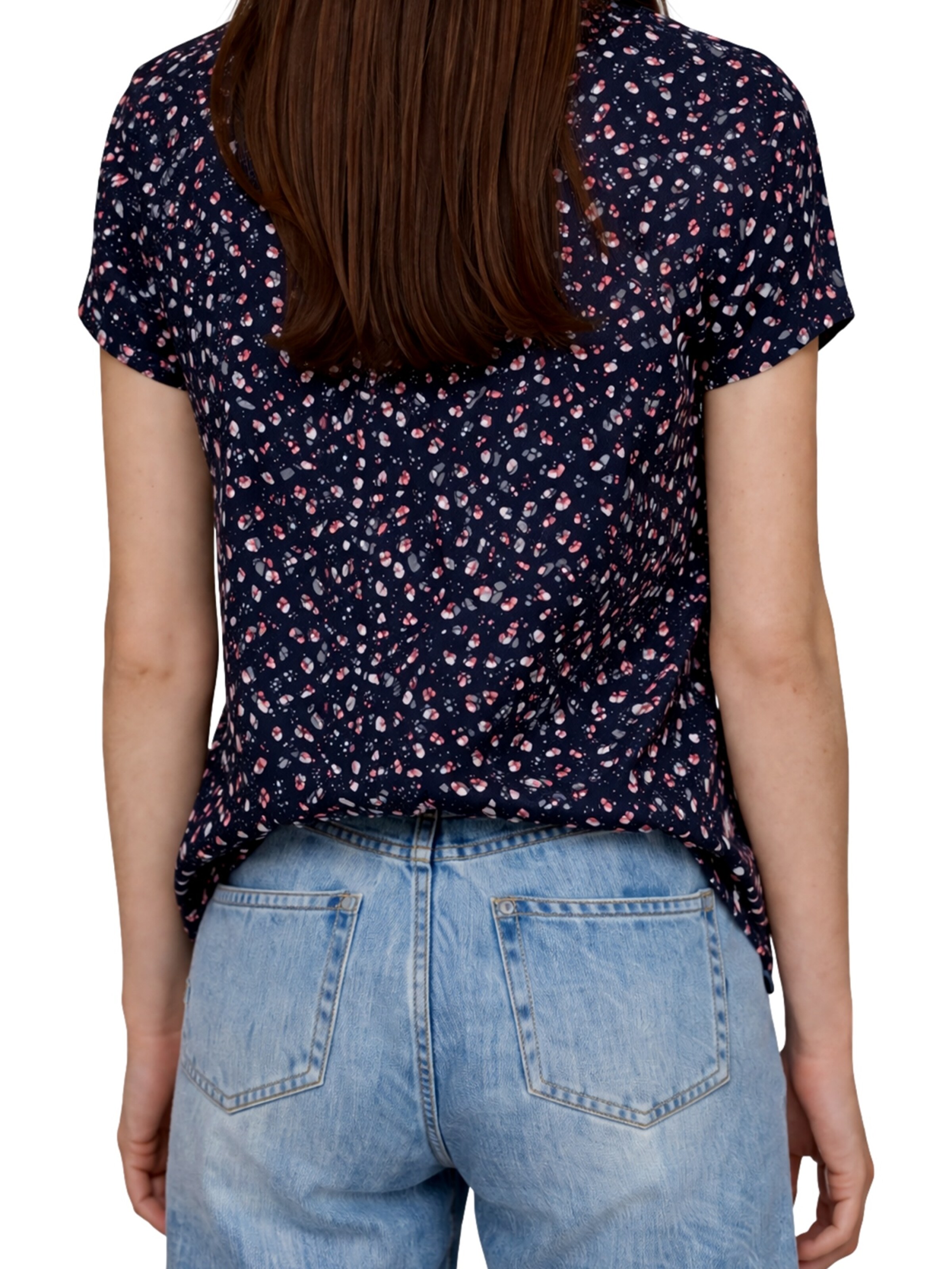 TOM TAILOR Bluse in Blau