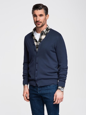 Ombre Knit cardigan in Blue
