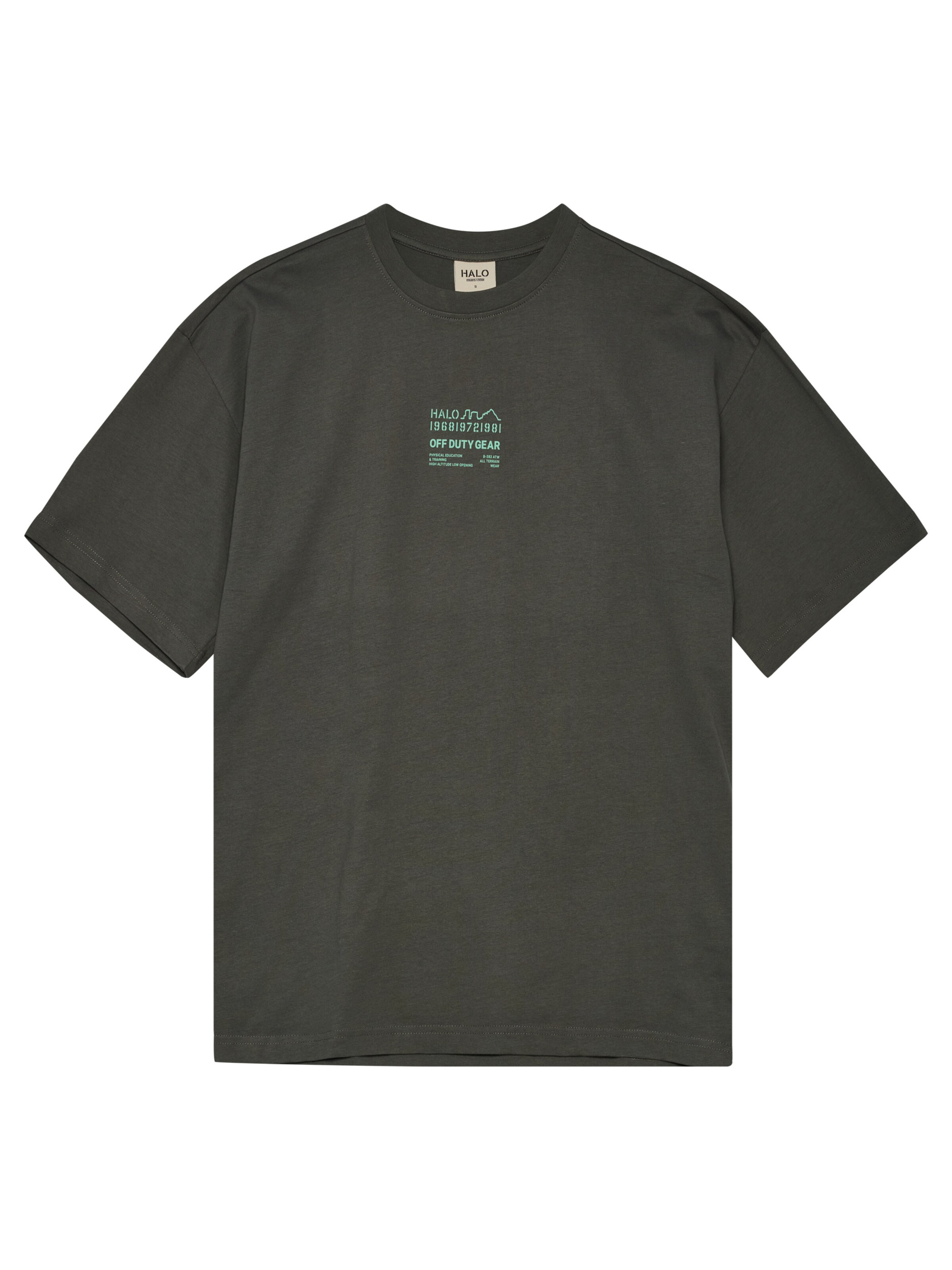 HALO T-Shirt in Grün: Vorderseite