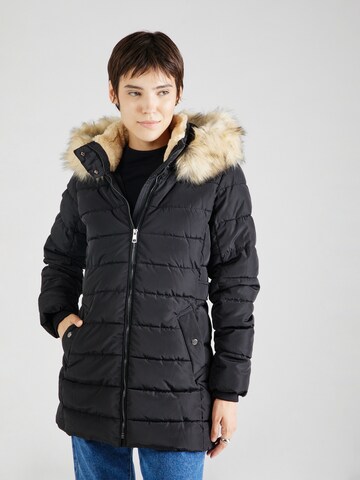 Manteau d’hiver 'CAMILLA' ONLY en noir : devant