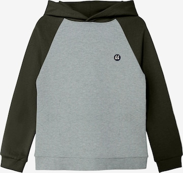 NAME IT Sweatshirt 'Volmar' in Grau: predná strana