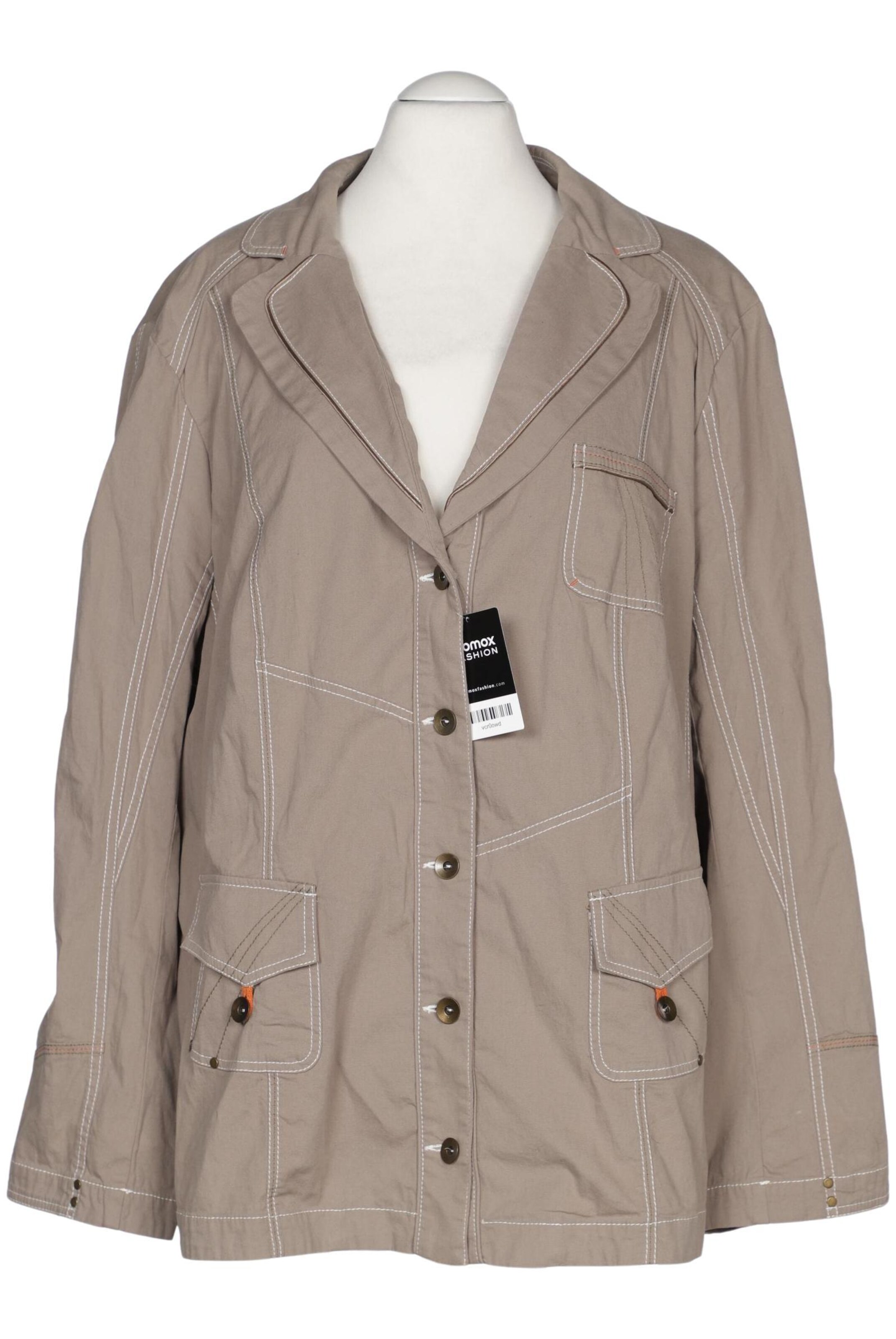 Ulla Popken Blazer 8XL in Beige: Vorderseite
