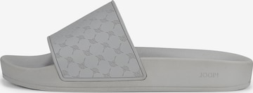 JOOP! Muiltjes 'Marinos' in Grijs: voorkant