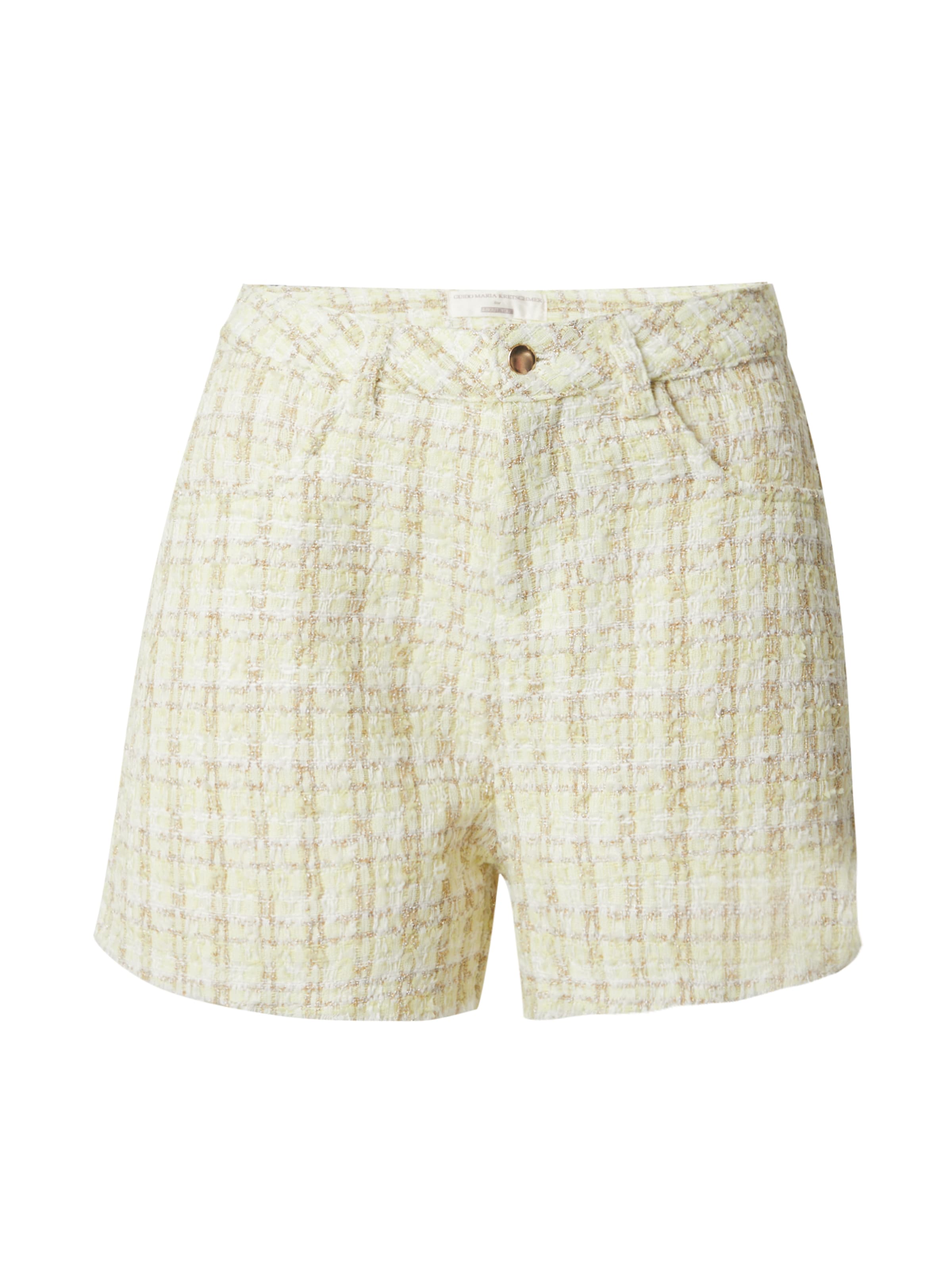 Guido Maria Kretschmer Women Regular Pants 'Valeria' in Yellow: front