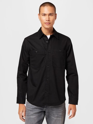 Only & Sons - Ajuste regular Camisa 'Bob' en negro: frente