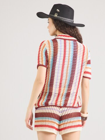 TOPSHOP Knit cardigan 'GERDI' in Red