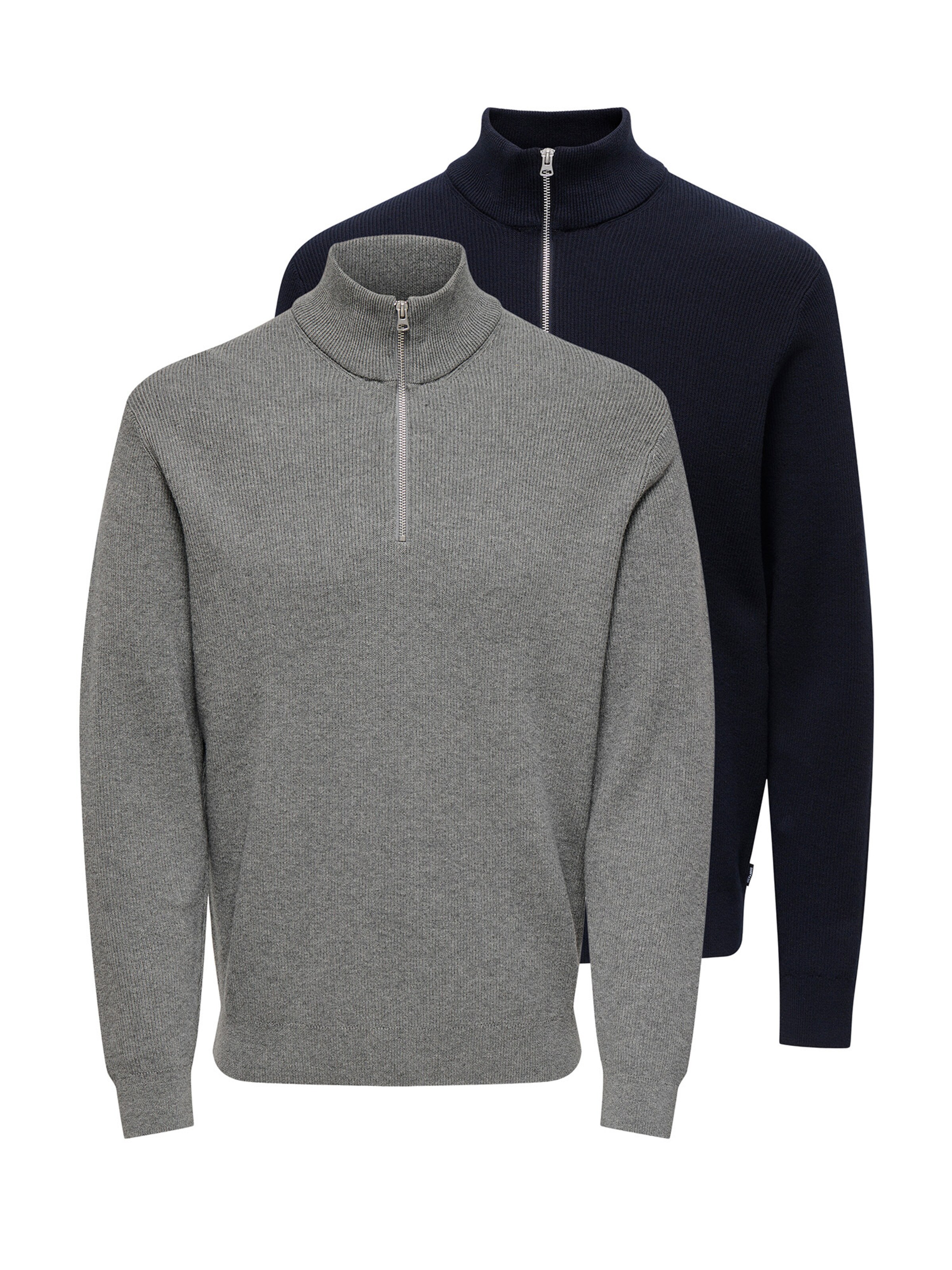 Only & Sons Sweatshirt 'Phil' in Grey: front