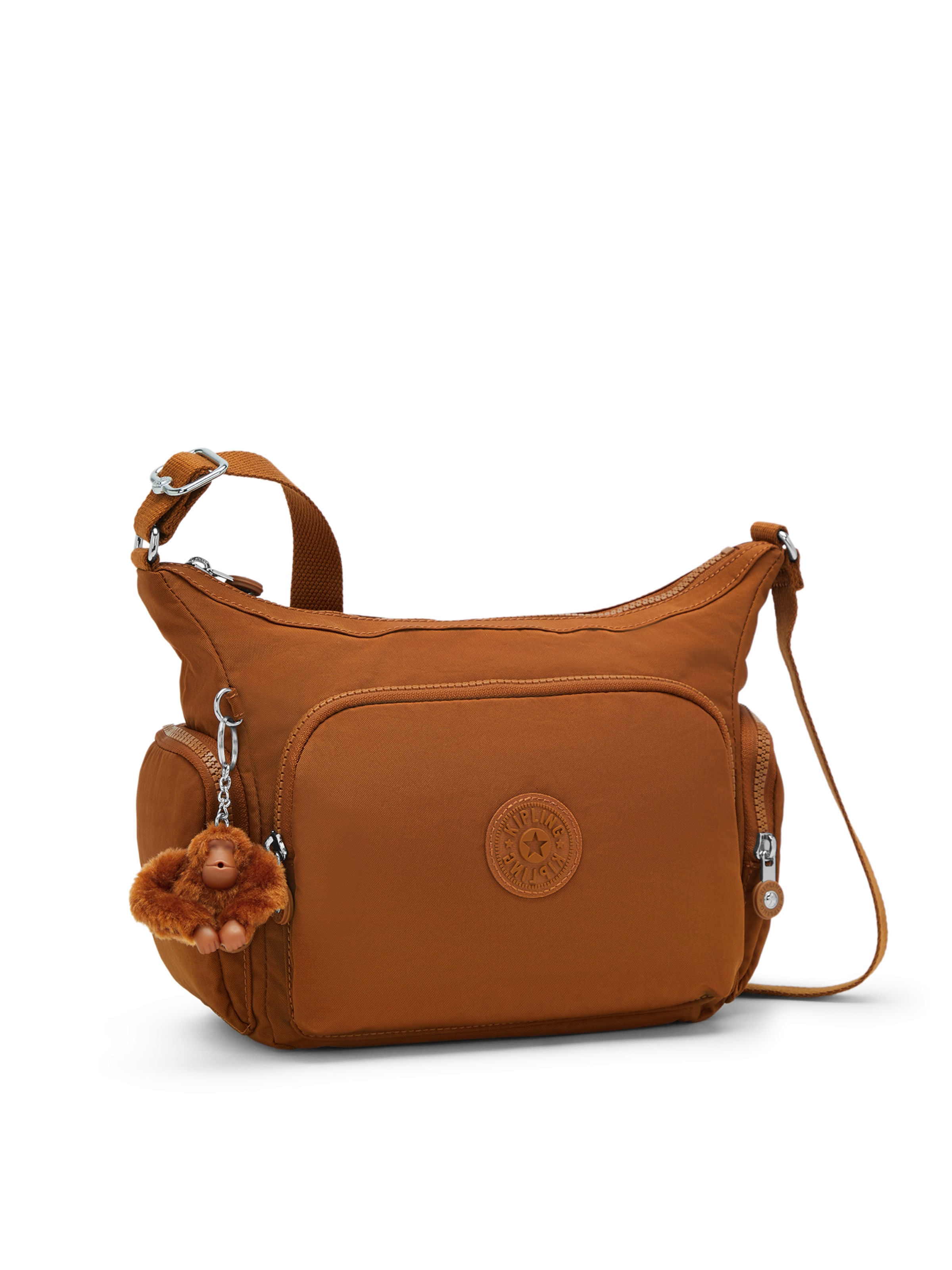 KIPLING - Mala de ombro 'Gabb S' em castanho