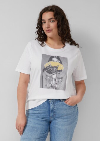 s.Oliver Shirt in White: front