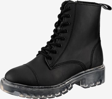 ALDO Lace-Up Ankle Boots 'Reilly' in Black: front