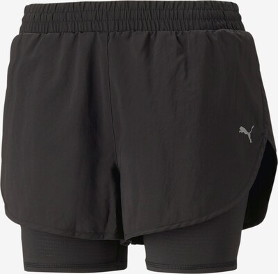 PUMA Sportske hlače u svijetlosiva / crna, Pregled proizvoda