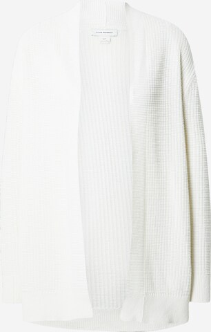 Club Monaco Knit Cardigan in White: front