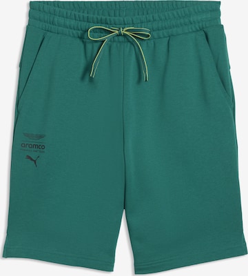 Regular Pantalon 'Aramco F1® Team Essentials' PUMA en vert : devant