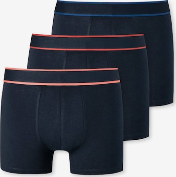 Boxers SCHIESSER en bleu : devant