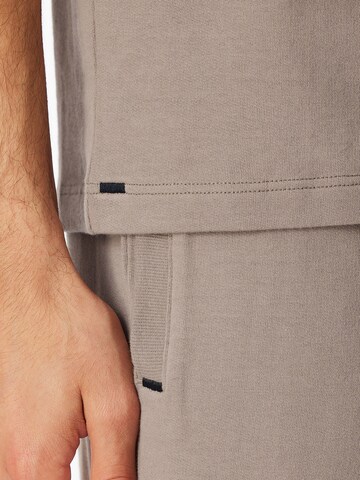 SCHIESSER Pyjamaoberteil ' Mix + Relax ' in Beige
