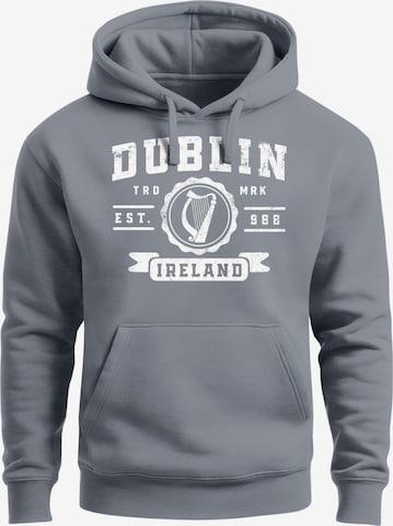 Neverless Sweatshirt 'Dublin Irish' in Grey: front