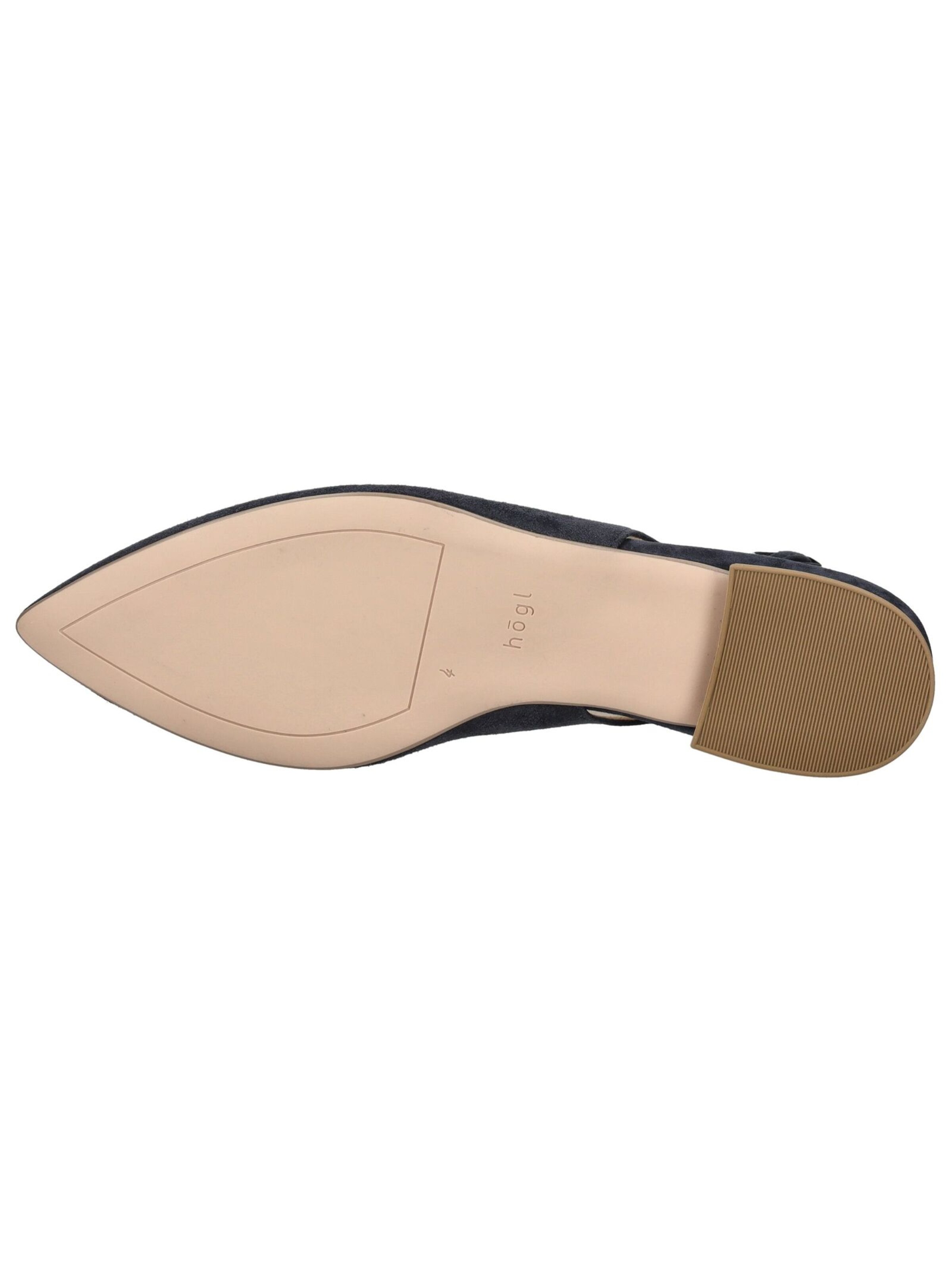 Högl Ballet Flats with Strap in Blue