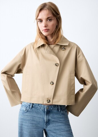 MANGO TEEN Jacke in Beige: Vorderseite