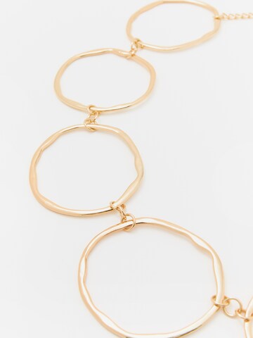 Pull&Bear Gürtel in Gold